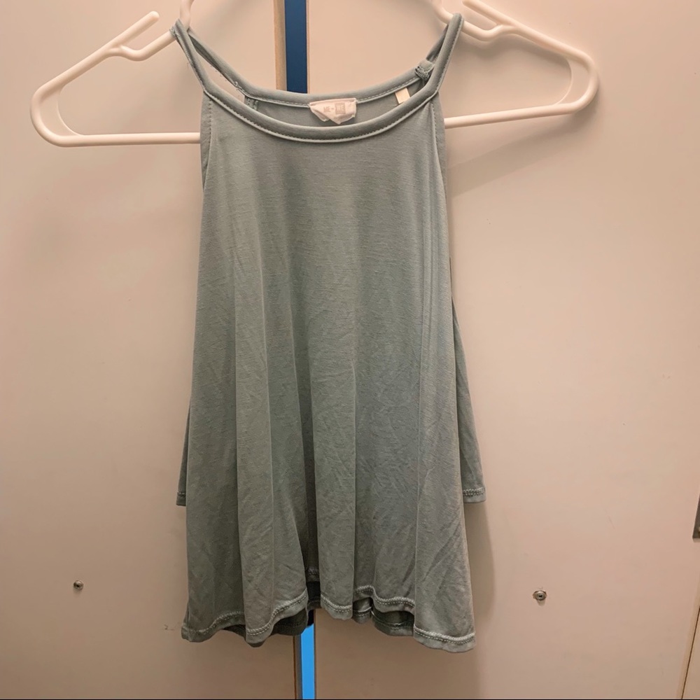 no shoulder halter tank top